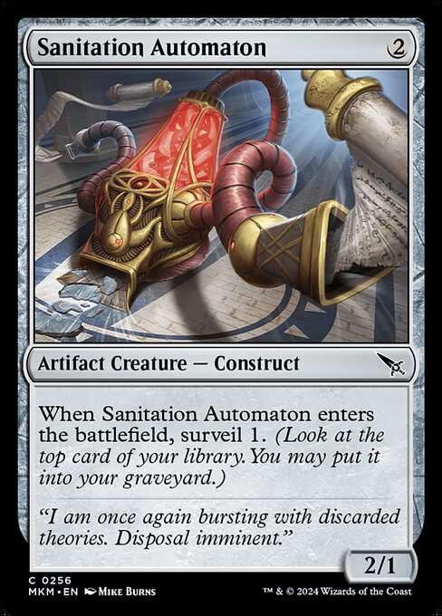 Sanitation Automaton (256) [Murders at Karlov Manor]