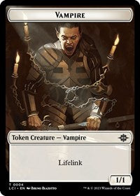 Vampire // Vampire Demon Double-Sided Token (4 // 15) [The Lost Caverns of Ixalan]