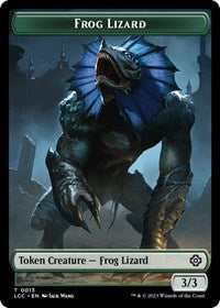 Frog Lizard // Merfolk (0003) Double-Sided Token (13 // 3) [The Lost Caverns of Ixalan Commander]