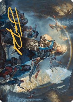 Admiral Brass, Unsinkable Art Card (Gold-Stamped Signature) (69) [The Lost Caverns of Ixalan Art Series]