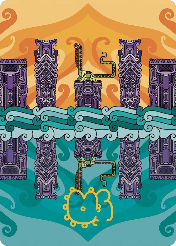 Echoing Deeps Art Card (Gold-Stamped Signature) (64) [The Lost Caverns of Ixalan Art Series]