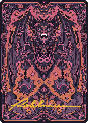 Bloodletter of Aclazotz Art Card (61/81) (Gold-Stamped Signature) [The Lost Caverns of Ixalan Art Series]