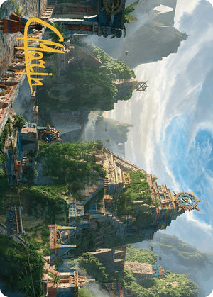 Clifftop Retreat Art Card (Gold-Stamped Signature) (81) [The Lost Caverns of Ixalan Art Series]