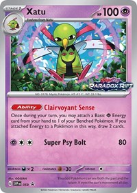 Xatu - 059 (Prerelease) (059) [SV Scarlet and Violet Promo Cards]