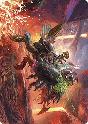 Triumphant Chomp Art Card (21) [The Lost Caverns of Ixalan Art Series]