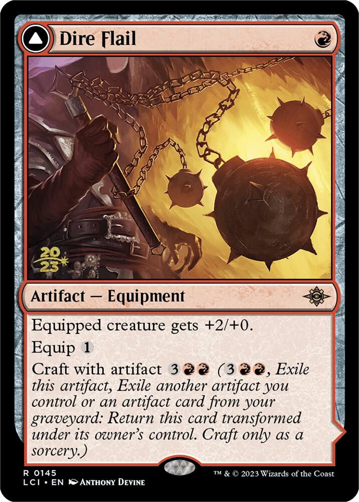Dire Flail (145) [Prerelease Cards]
