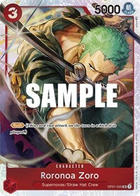 Roronoa Zoro - OP01-025 (Ultra Deck: The Three Captains) (OP01-025) [One Piece Promotion Cards]