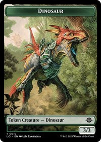 Dinosaur Token (0010) (10) [The Lost Caverns of Ixalan]