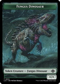 Fungus Dinosaur Token (12) [The Lost Caverns of Ixalan]