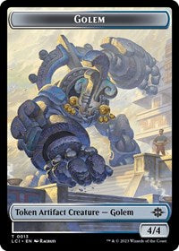 Golem Token (13) [The Lost Caverns of Ixalan]