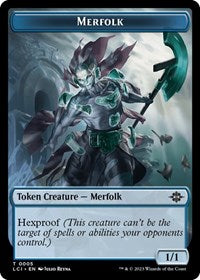 Merfolk Token (5) [The Lost Caverns of Ixalan]
