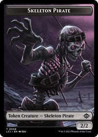 Skeleton Pirate Token (8) [The Lost Caverns of Ixalan]