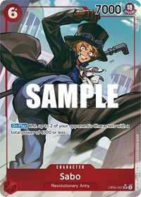 Sabo (007) (Alternate Art) (OP05-007) [Awakening of the New Era]