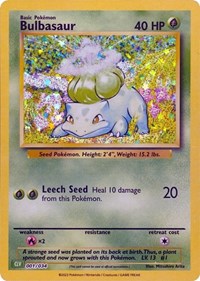 Bulbasaur (001/034) [Trading Card Game Classic]