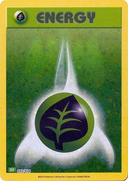 Basic Grass Energy (033/034) [Trading Card Game Classic]