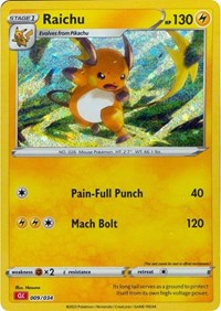 Raichu (009/034) [Trading Card Game Classic]
