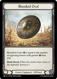 Bloodied Oval (HVY206) [Heavy Hitters]
