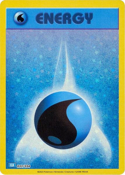 Basic Water Energy (033/034) [Trading Card Game Classic]