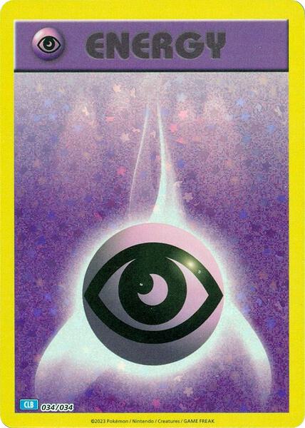 Basic Psychic Energy (034/034) [Trading Card Game Classic]