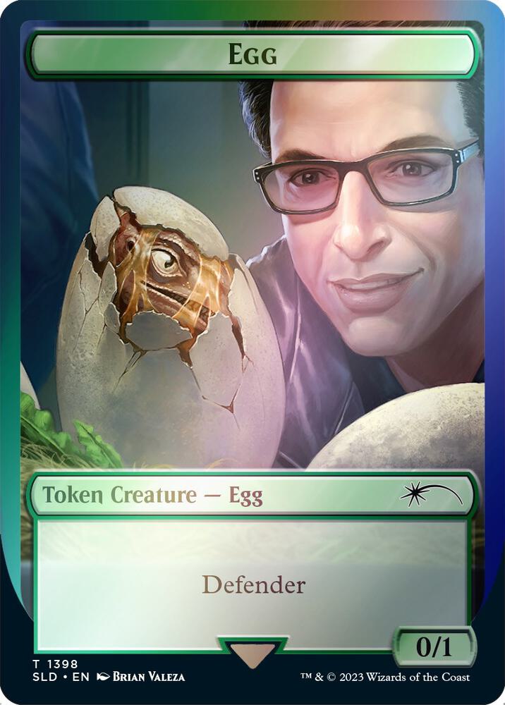 Egg Token (Rainbow Foil) (1398) [Secret Lair Drop]