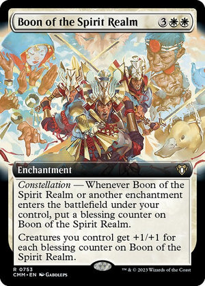 Boon of the Spirit Realm (753) [Commander Masters] [Extended Art]