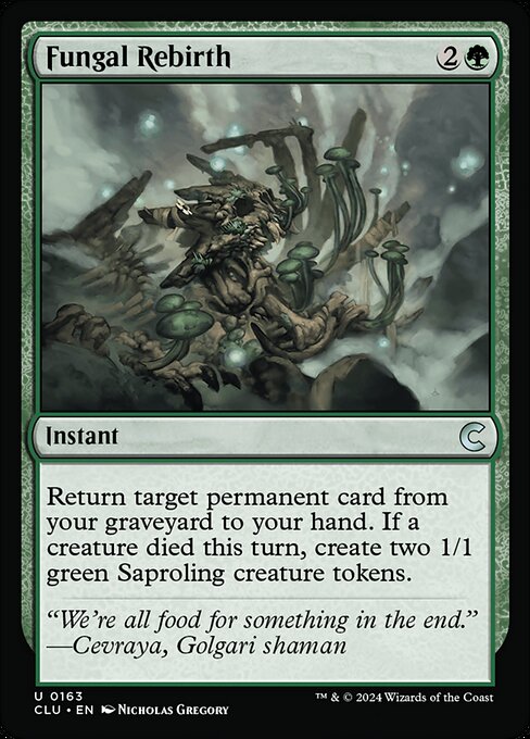 Fungal Rebirth (163) [Ravnica: Clue Edition]