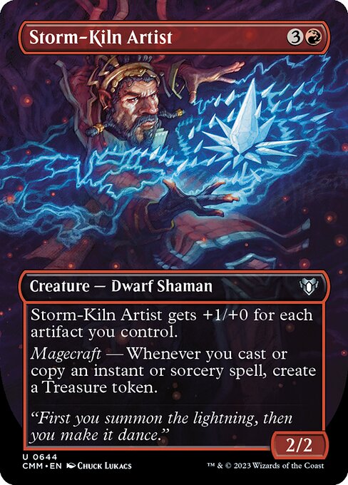 Storm-Kiln Artist (644) [Commander Masters] [Borderless]