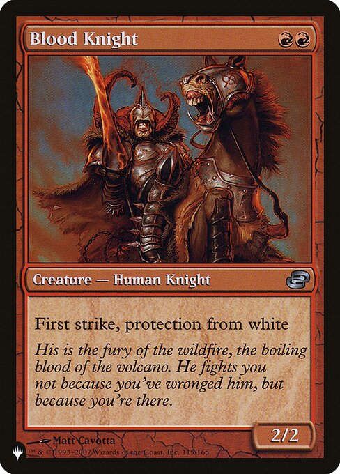 Blood Knight (PLC-115) [The List]