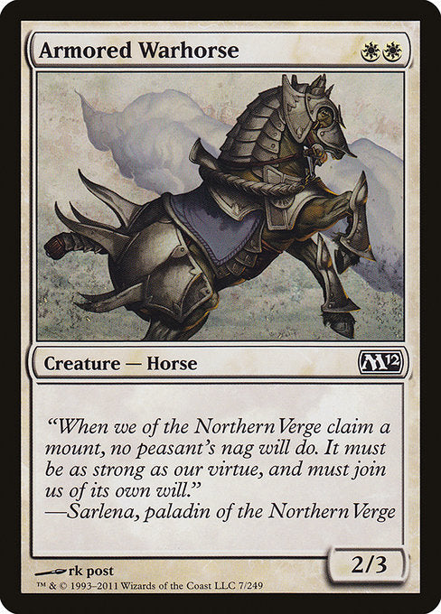 Armored Warhorse (7) [Magic 2012]