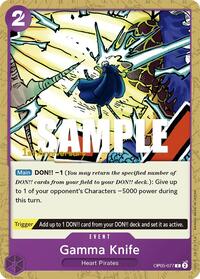 Gamma Knife (OP05-077) [Awakening of the New Era: 1st Anniversary Tournament Cards]