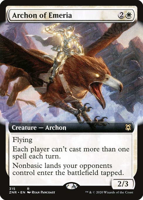 Archon of Emeria (315) [Zendikar Rising] [Extended Art]