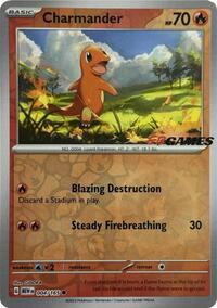 Charmander - 004/165 (EBGames Exclusive) (004/165) [Miscellaneous Cards and Products]