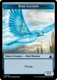 Bird Illusion Token (5) [Ravnica Remastered]
