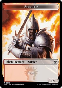 Soldier Token (16) [Ravnica Remastered]