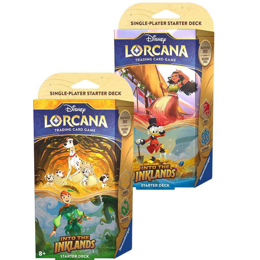 Disney Lorcana Into the Inklands Starter Deck Set of 2