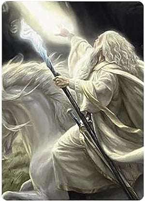 Gandalf of the Secret Fire Art Card (17) [Universes Beyond: The Lord of the Rings: Tales of Middle-earth Art Series]