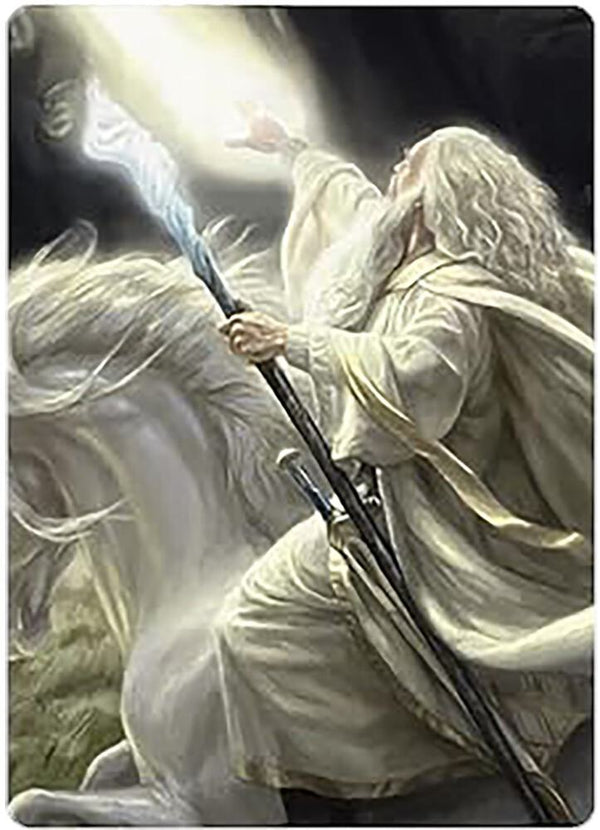 Gandalf of the Secret Fire Art Card (17) [Universes Beyond: The Lord of the Rings: Tales of Middle-earth Art Series]