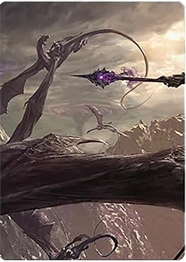 Nazgul Battle-Mace Art Card (20) [Universes Beyond: The Lord of the Rings: Tales of Middle-earth Art Series]