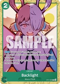 Backlight (Starter Deck 11: Uta Deck Battle) (ST11-003) [One Piece Promotion Cards]