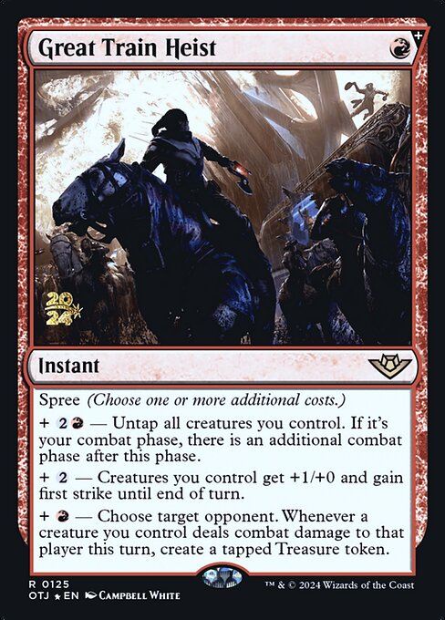 Great Train Heist (125s) [Outlaws of Thunder Junction Promos]