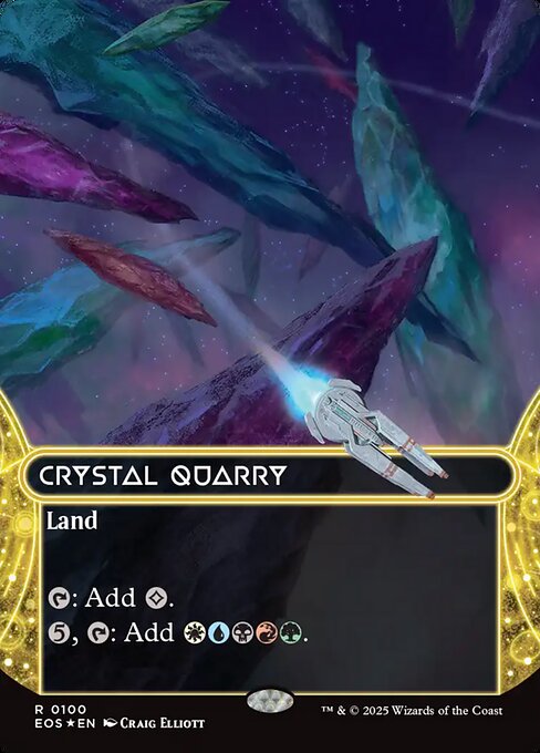 Crystal Quarry (100) [Edge of Eternities: Stellar Sights]