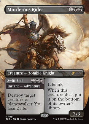Murderous Rider // Swift End (1981) [Secret Lair Drop]