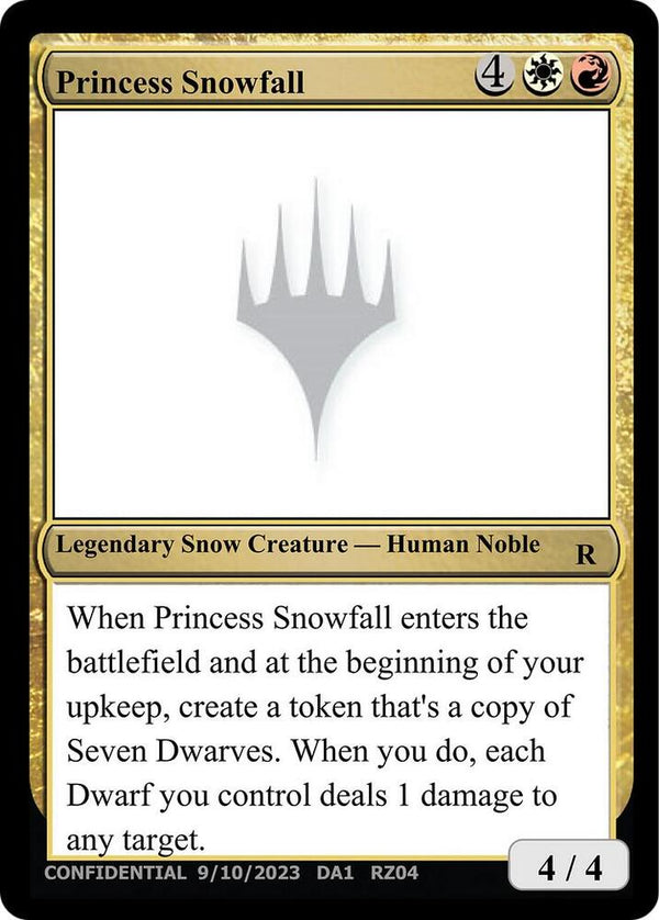 Princess Snowfall [Un-Known Event Playtest Cards]