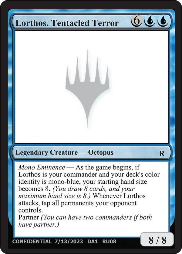 Lorthos, Tentacled Terror [Un-Known Event Playtest Cards]