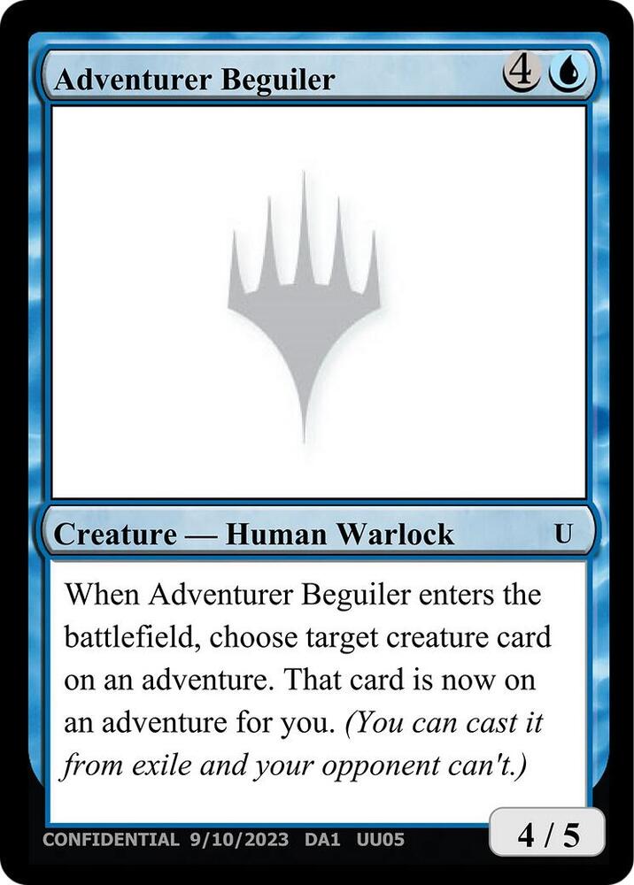 Adventurer Beguiler [Un-Known Event Playtest Cards]