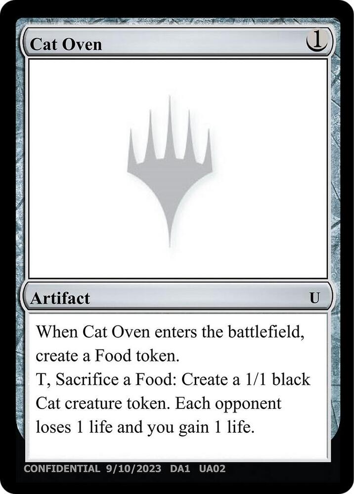 Cat Oven [Un-Known Event Playtest Cards]