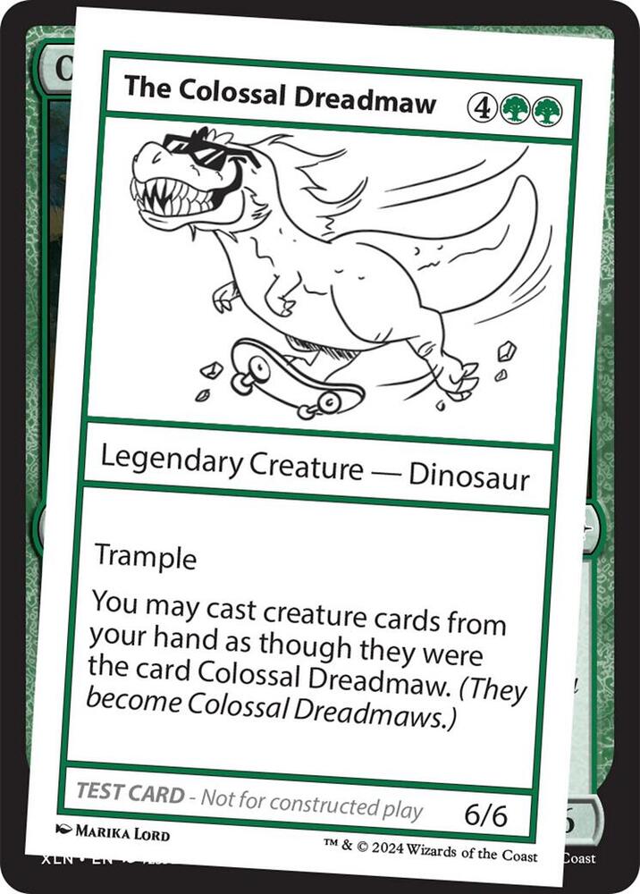 The Colossal Dreadmaw [Un-Known Event Playtest Cards]