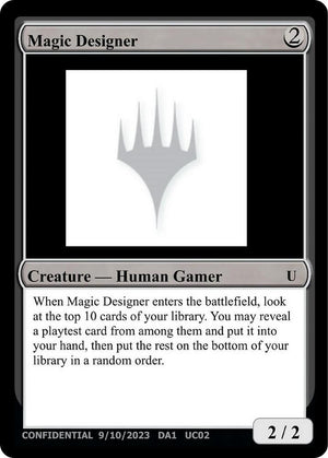 Magic Designer [Un-Known Event Playtest Cards]