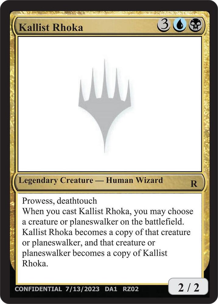 Kallist Rhoka [Un-Known Event Playtest Cards]