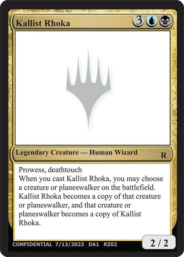 Kallist Rhoka [Un-Known Event Playtest Cards]